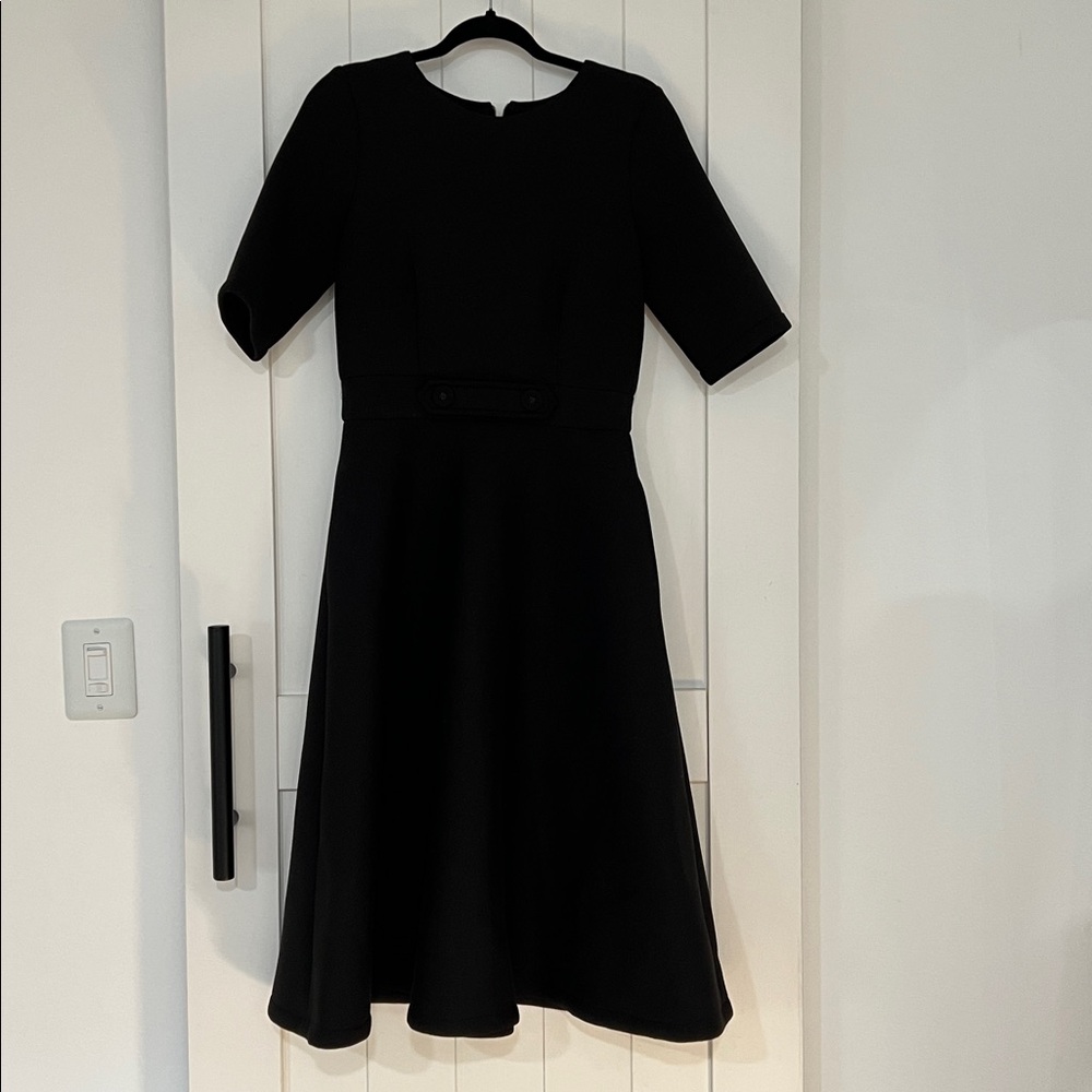 Cynthia Rowley Black Midi Dress